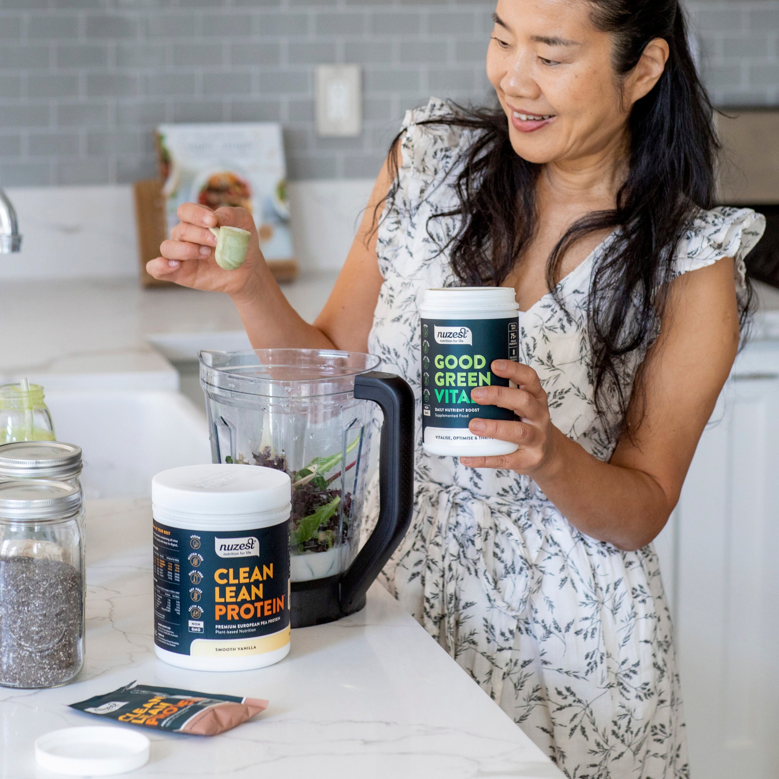 Nuzest’s Green Smoothie With Protein Powder: Your Vitamin And Protein Boost In One!