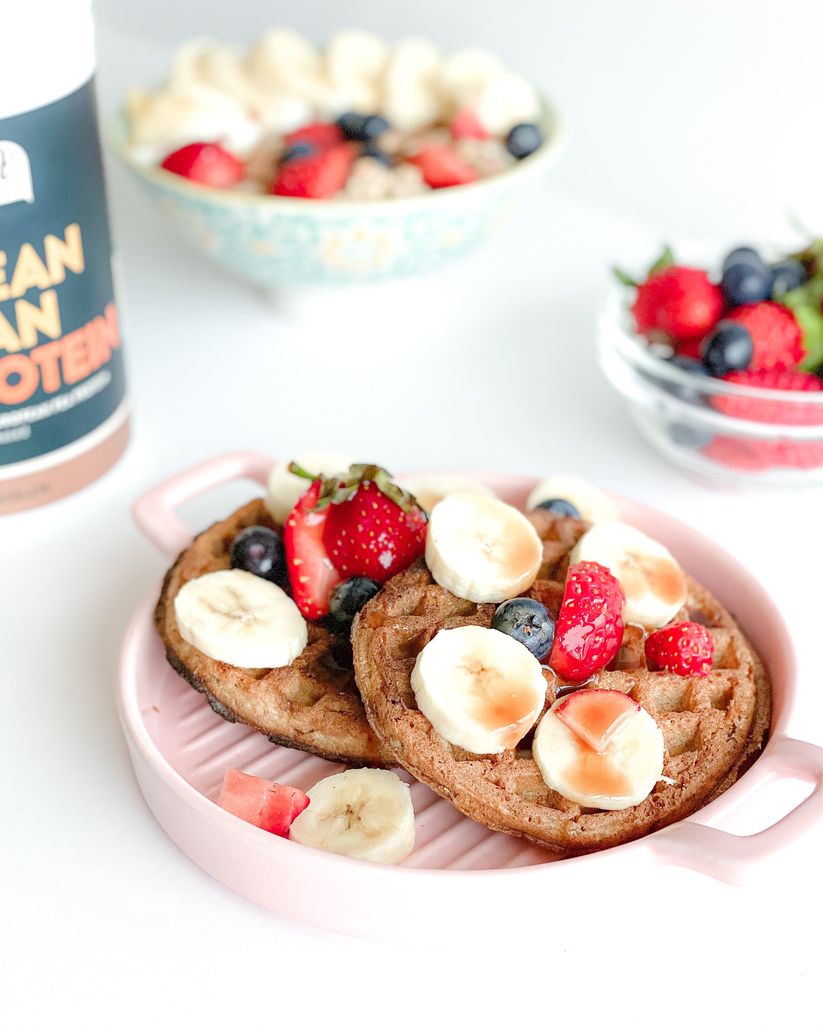 PROTEIN TOASTED CHOCOLATE WAFFLES
