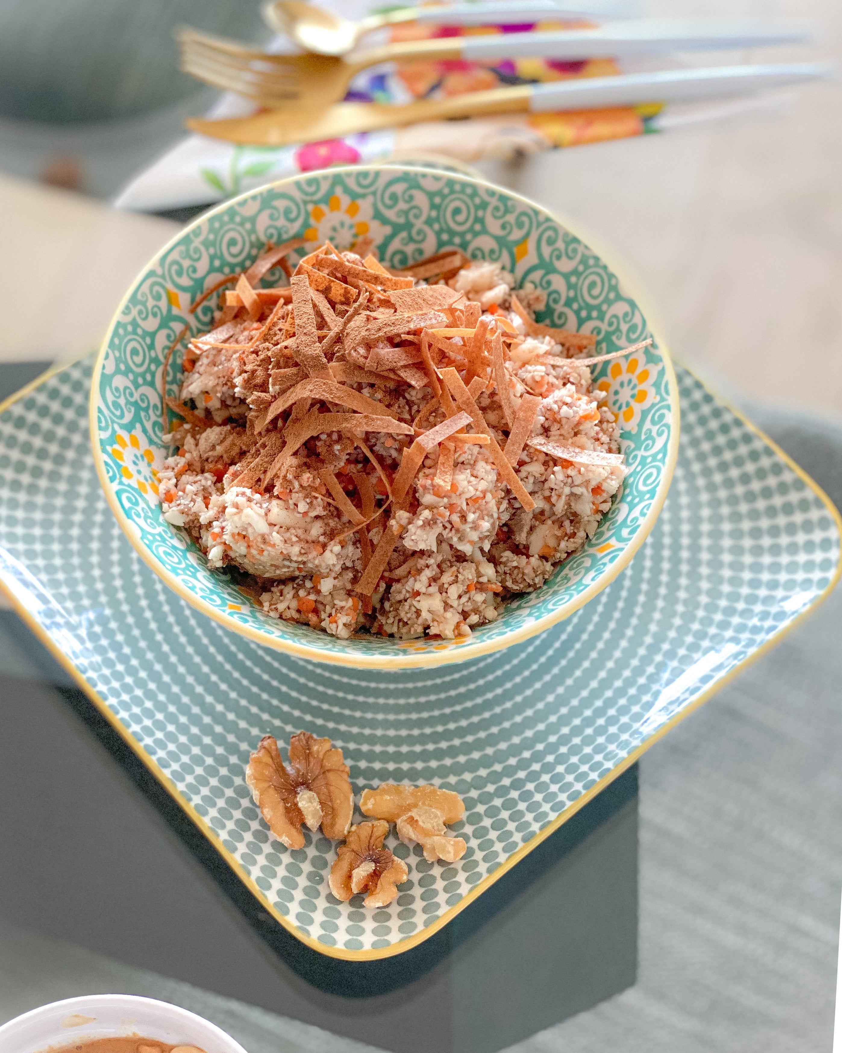 KETO CINNAMON CARROT CAKE PORRIDGE