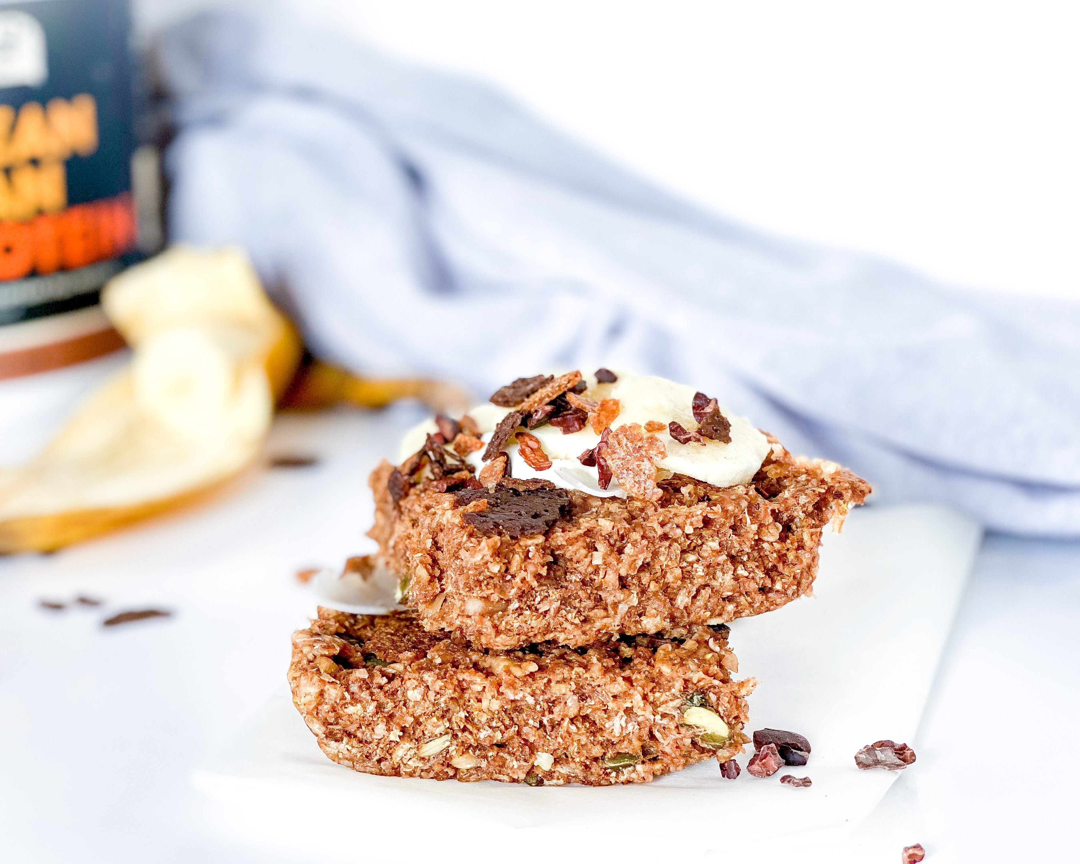 CHOC CHIP BANANA OATMEAL BISCUITS