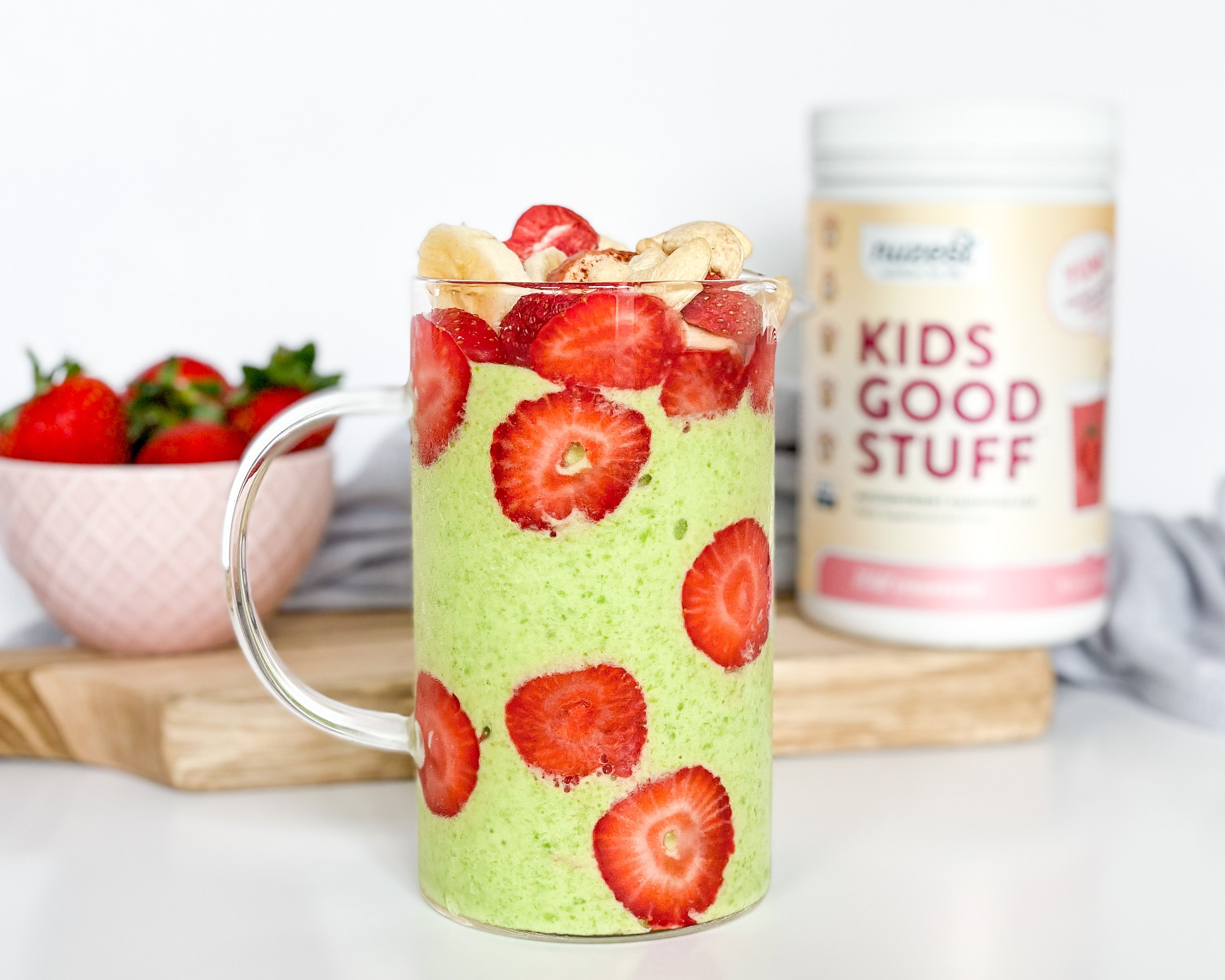 GREEN STRAWBERRY SMOOTHIE