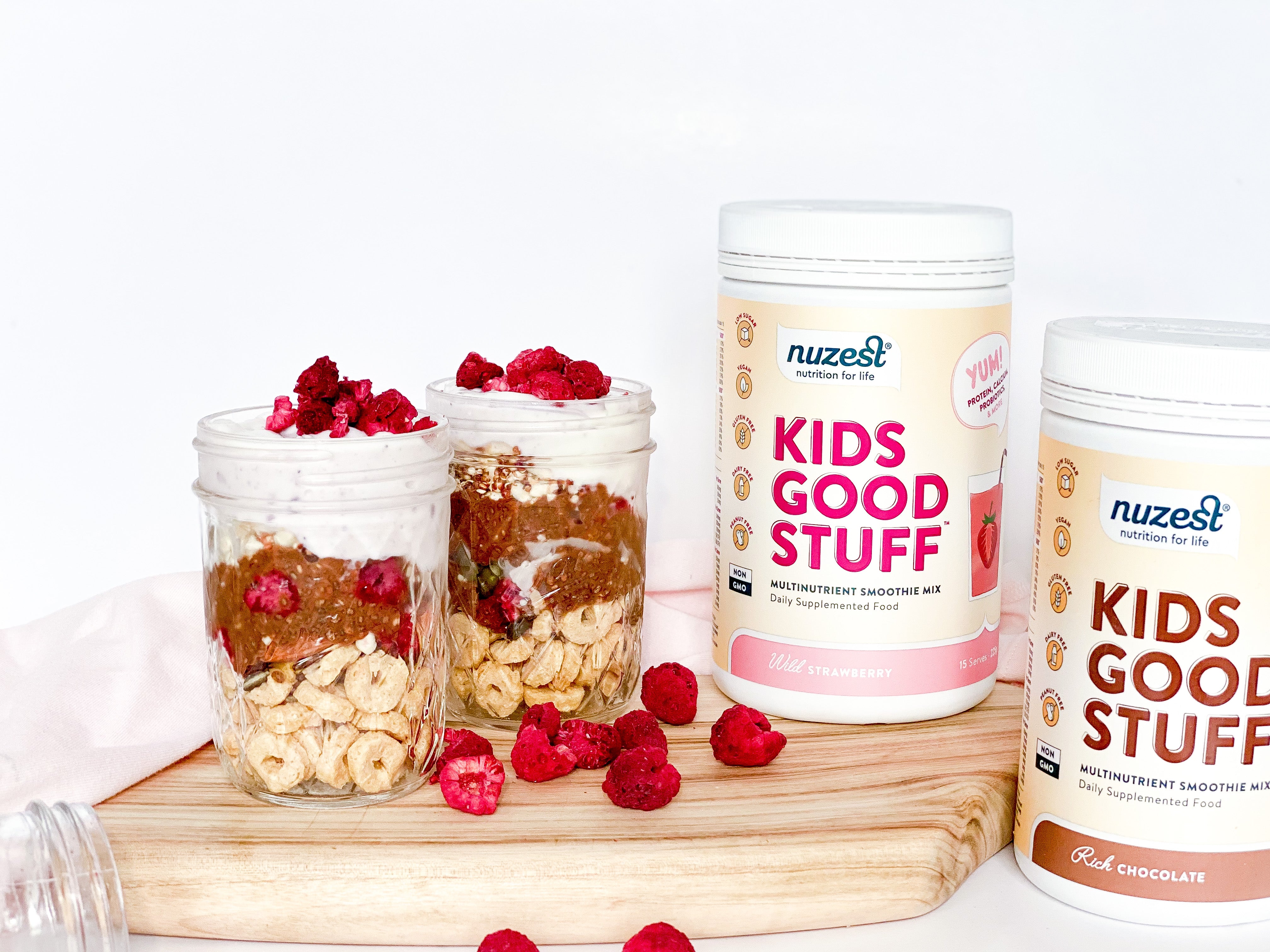 DOUBLE CHOC STRAWBERRY BREAKFAST