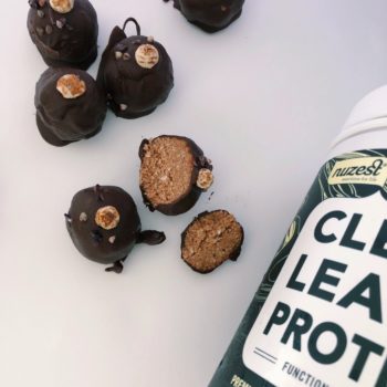 NO BAKE KETO CHOCOLATE COATED BITES