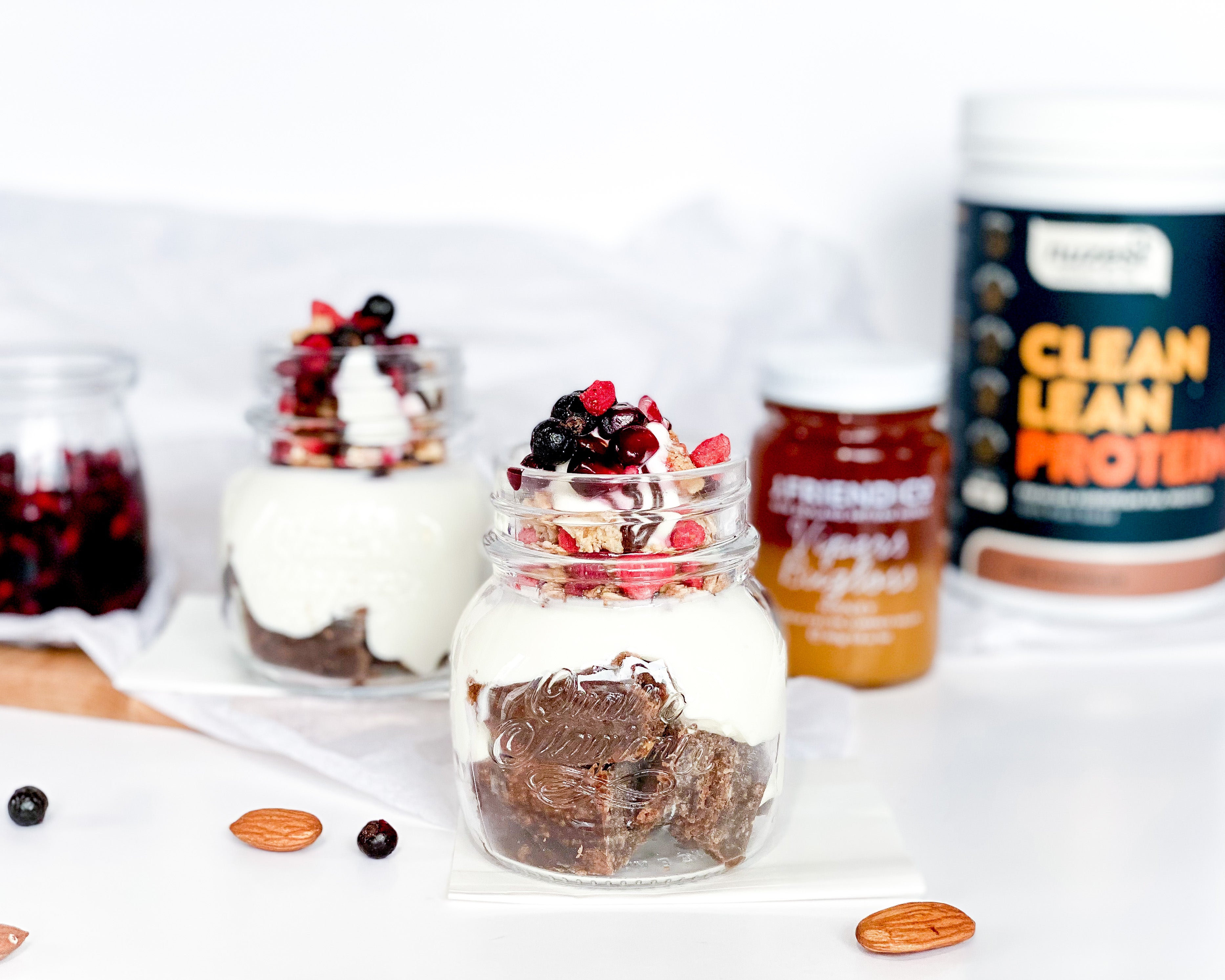 PUMPKIN BROWNIE WITH VANILLA COCONUT PUDDING