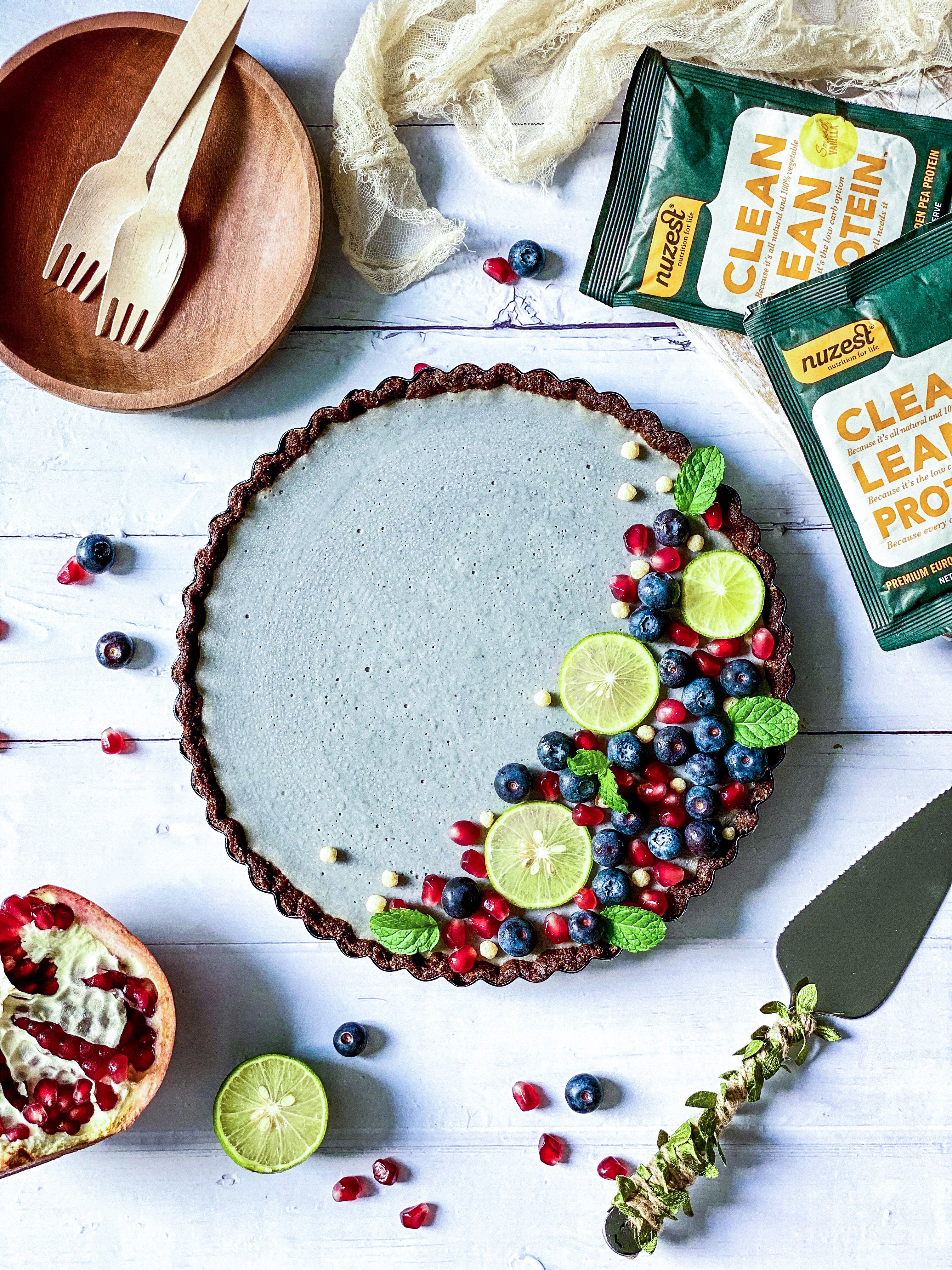 Nuzest Vegan Blueberry Pie