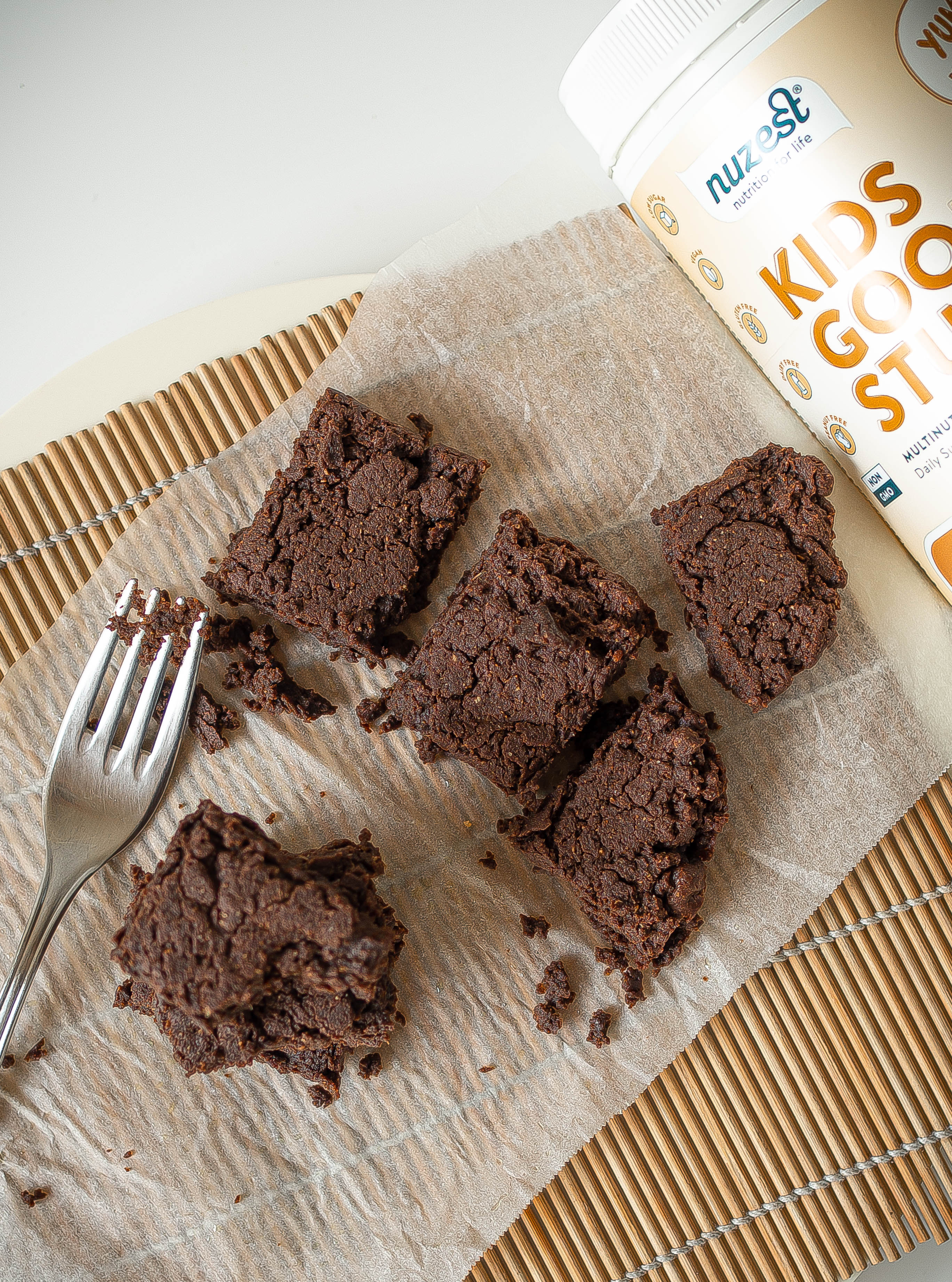 5-Ingredient Flourless Protein Brownie