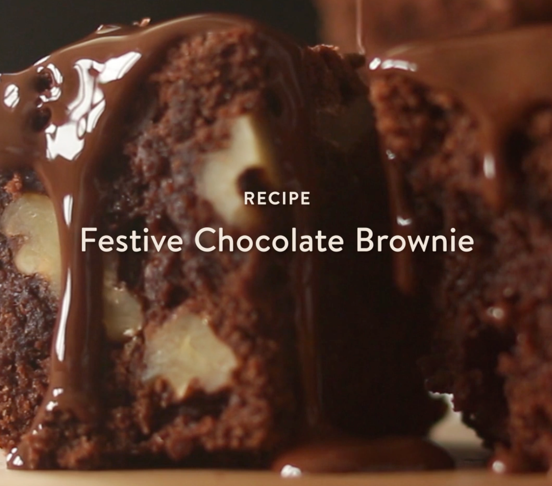 Festive Chocolate Brownie