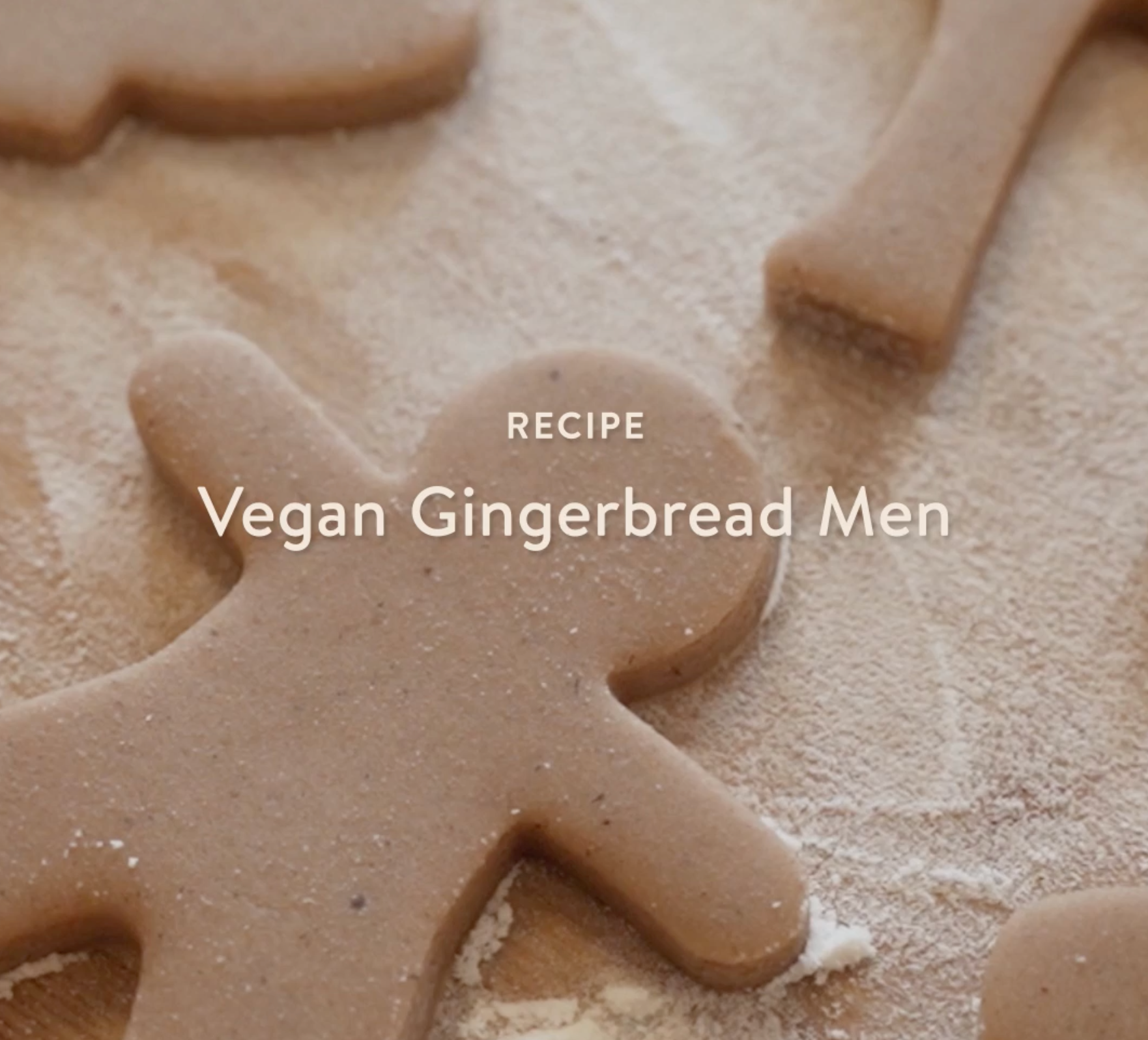 Vegan Gingerbread Men