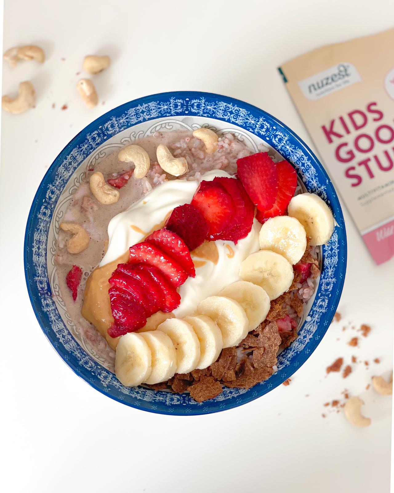 STRAWBERRY RICE PORRIDGE