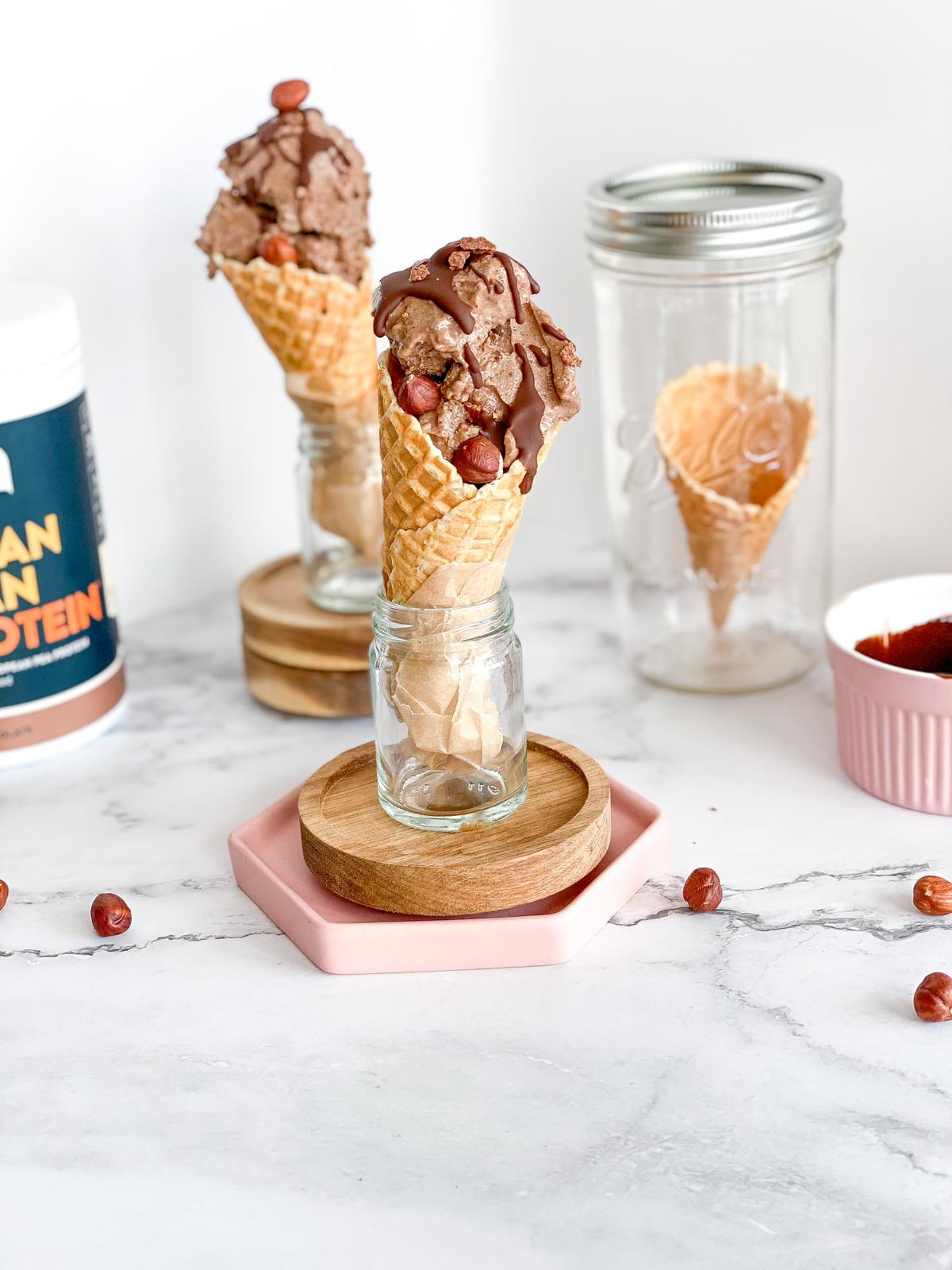 NUTELLA INSPIRED PROTEIN ICE-CREAM