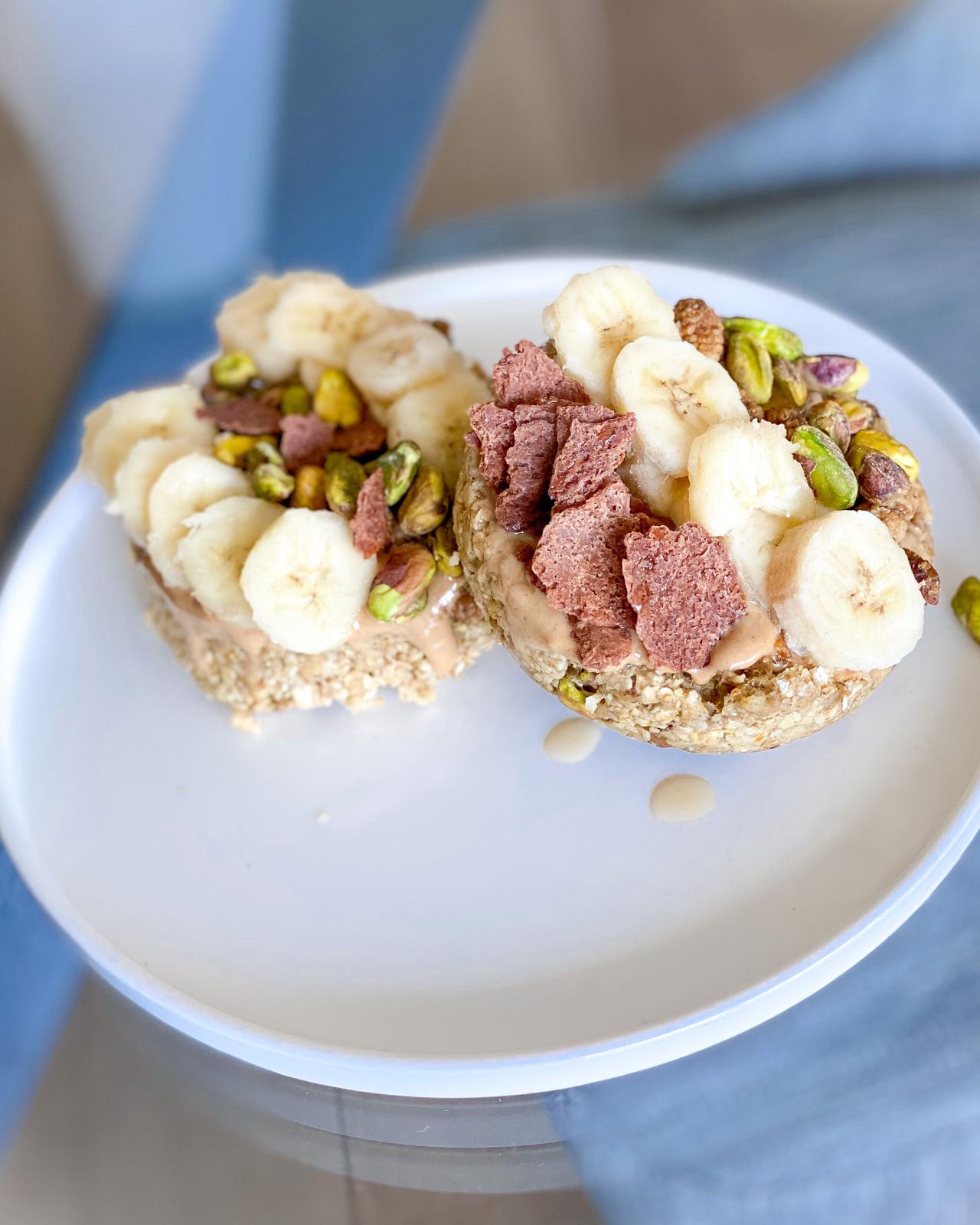 MULBERRY PISTACHIO VANILLA CARAMEL BREAKFAST MUFFIN