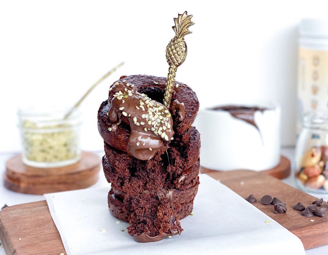 CHOCOLATE BROWNIE DONUTS