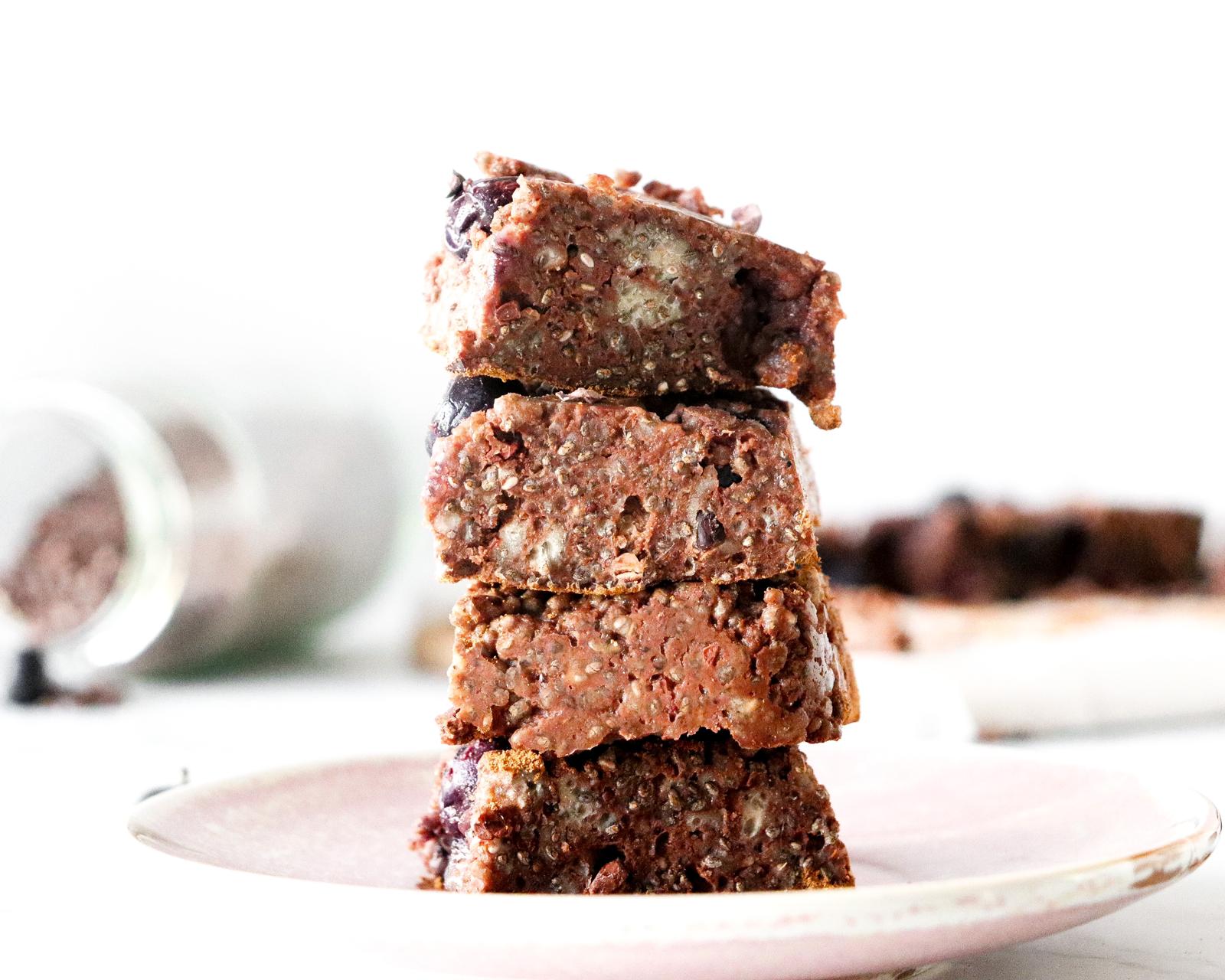 FOR YOUR GUT - CHIA PORRIDGE SQUARES