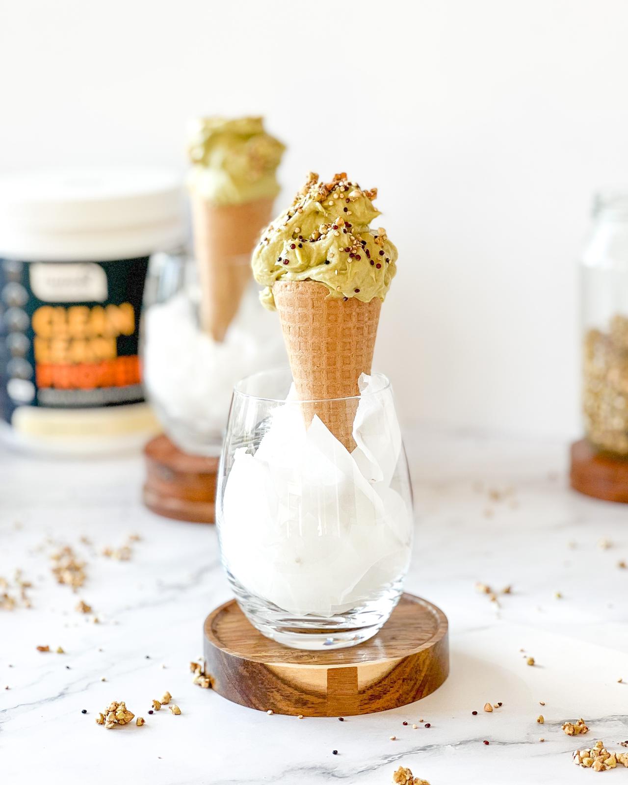 NO CHURN AVOCADO ICE-CREAM