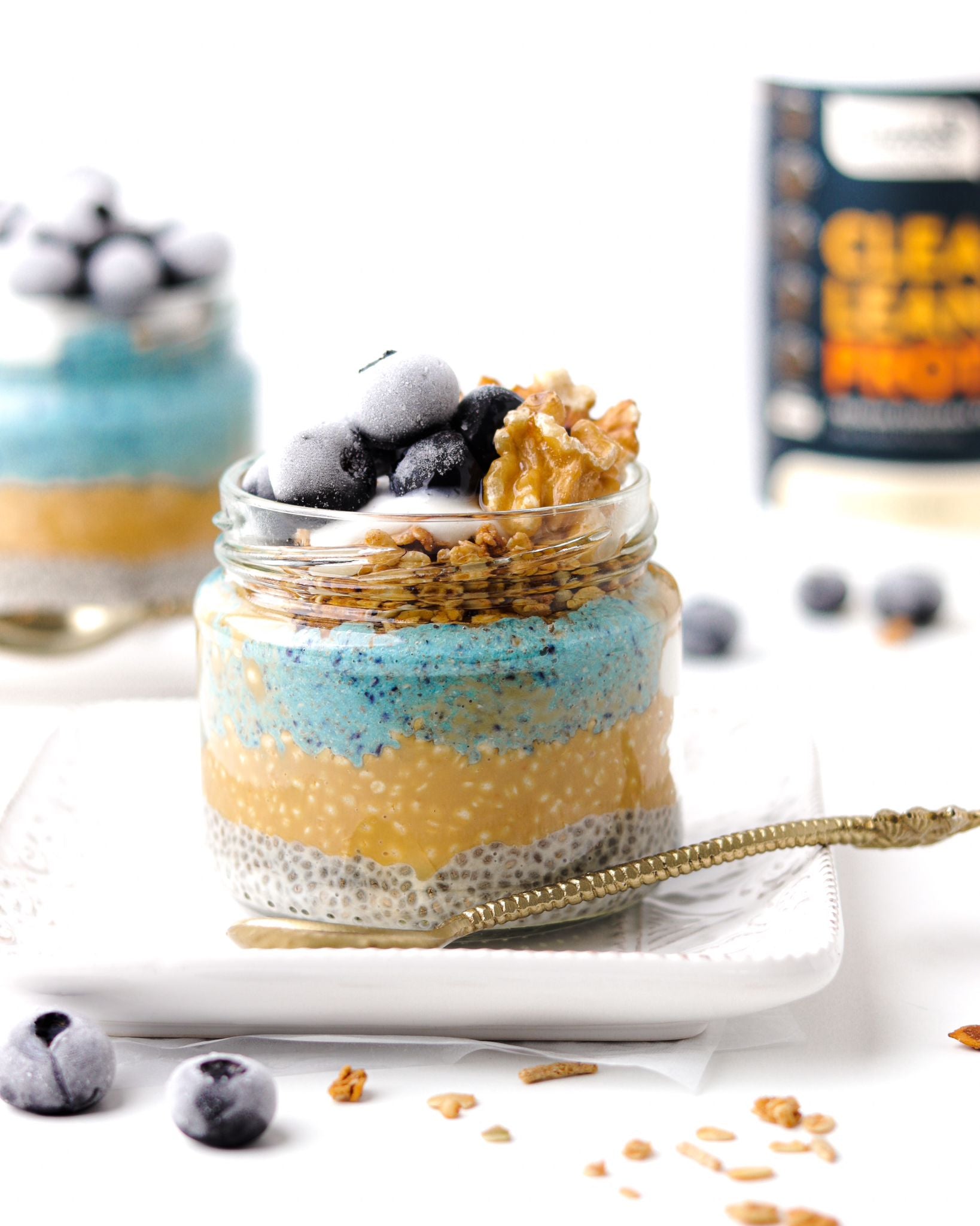 A TRIPLE LAYERD CHIA PORRIDGE