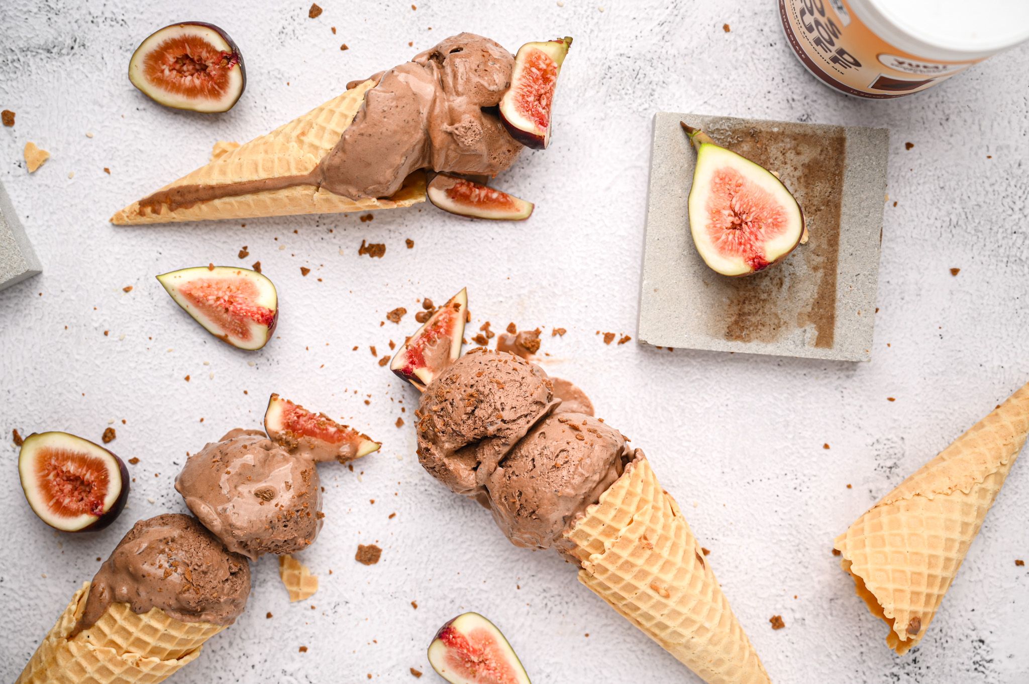 CHOCOLATE COCONUT FIG ICE-CREAM
