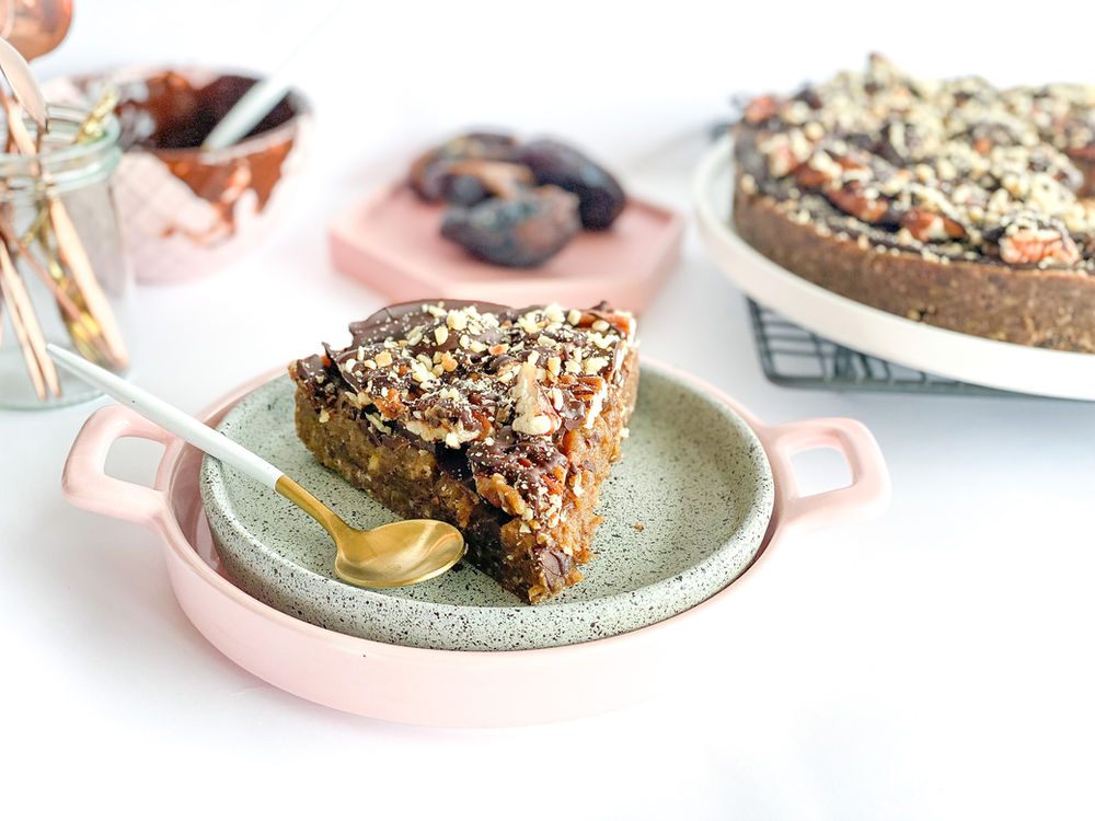 NO BAKE CHOCOLATE PECAN PIE