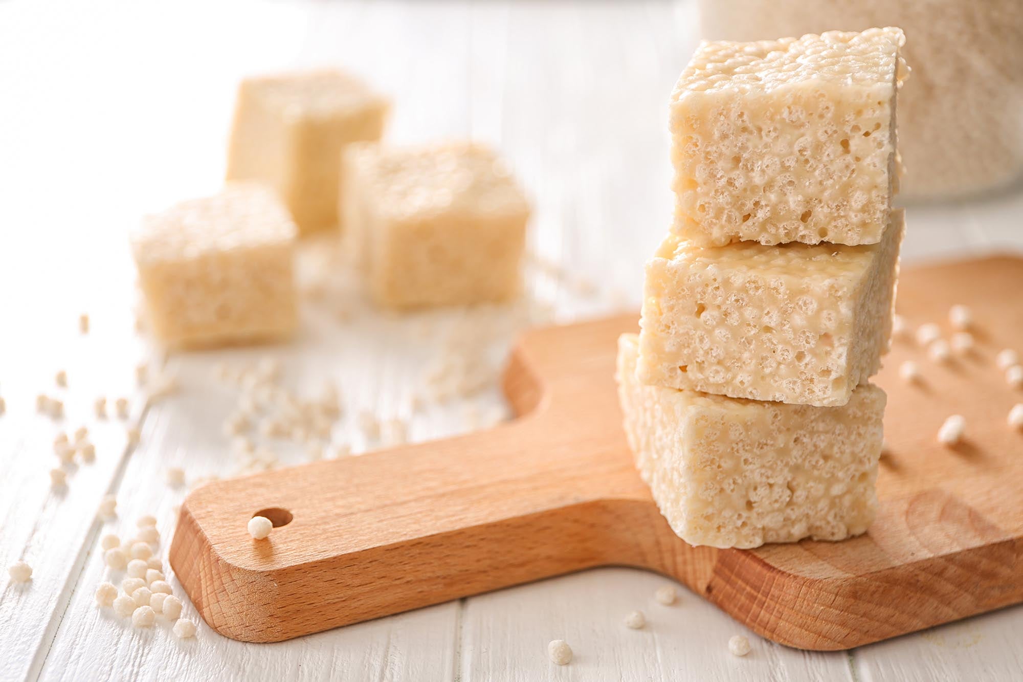 Vanilla Caramel Rice Bubble Bar