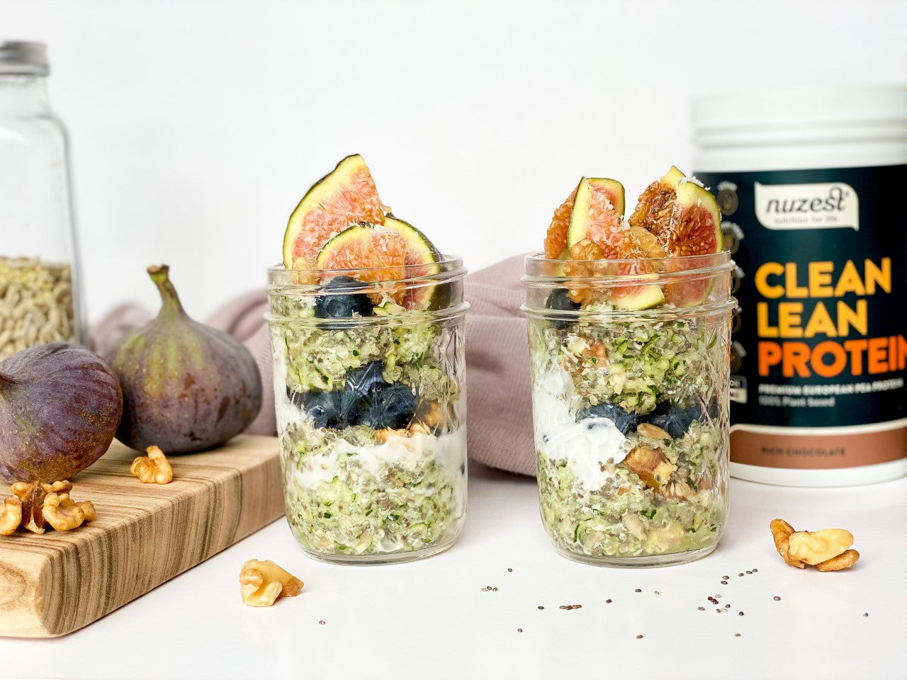 GRAIN-LESS OVERNIGHT VANILLA COCONUT PORRIDGE