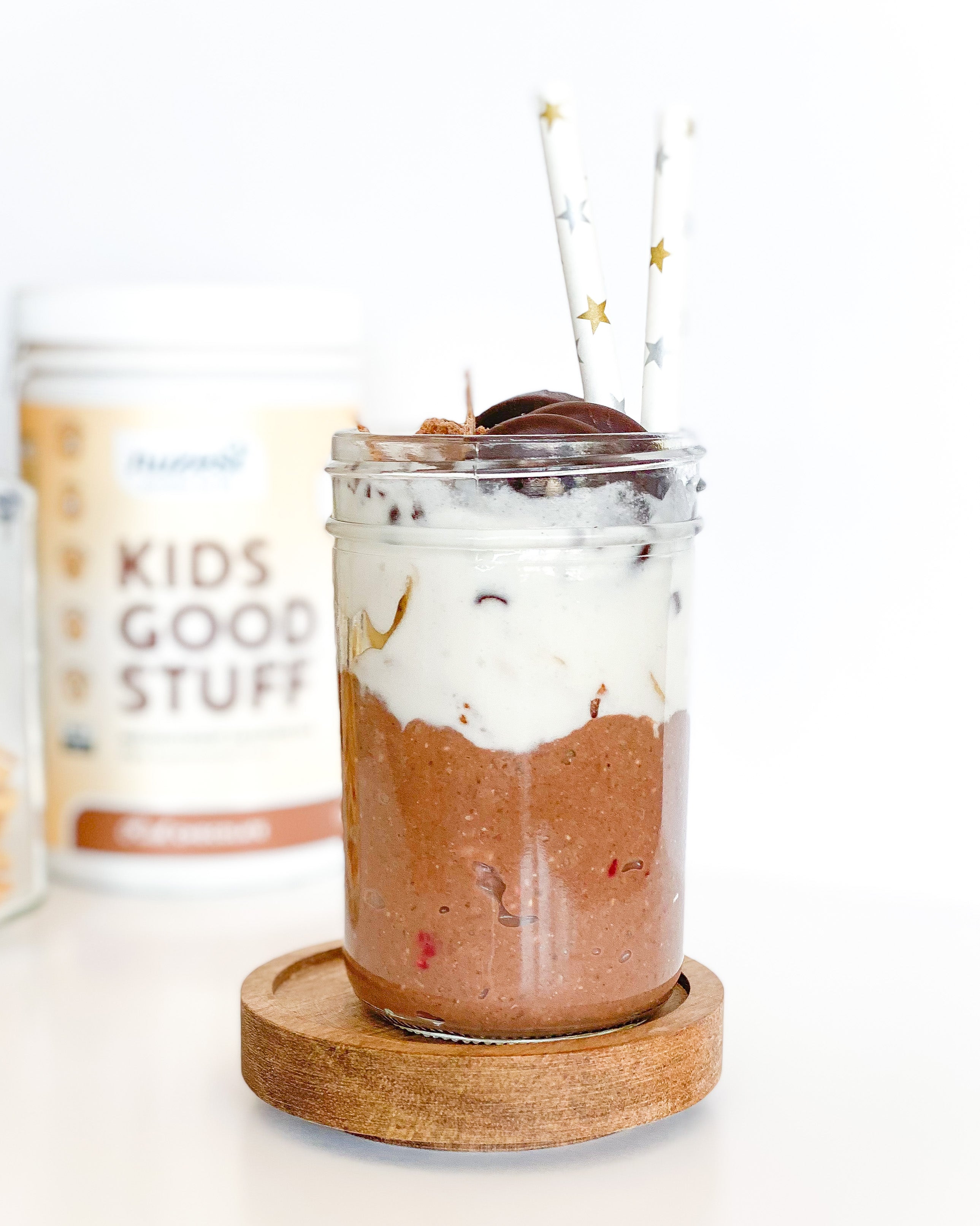 CHOCOLATE BIRTHDAY CAKE SMOOTHIE