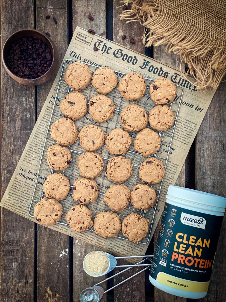 Healthy Peanut Butter Protein Cookies