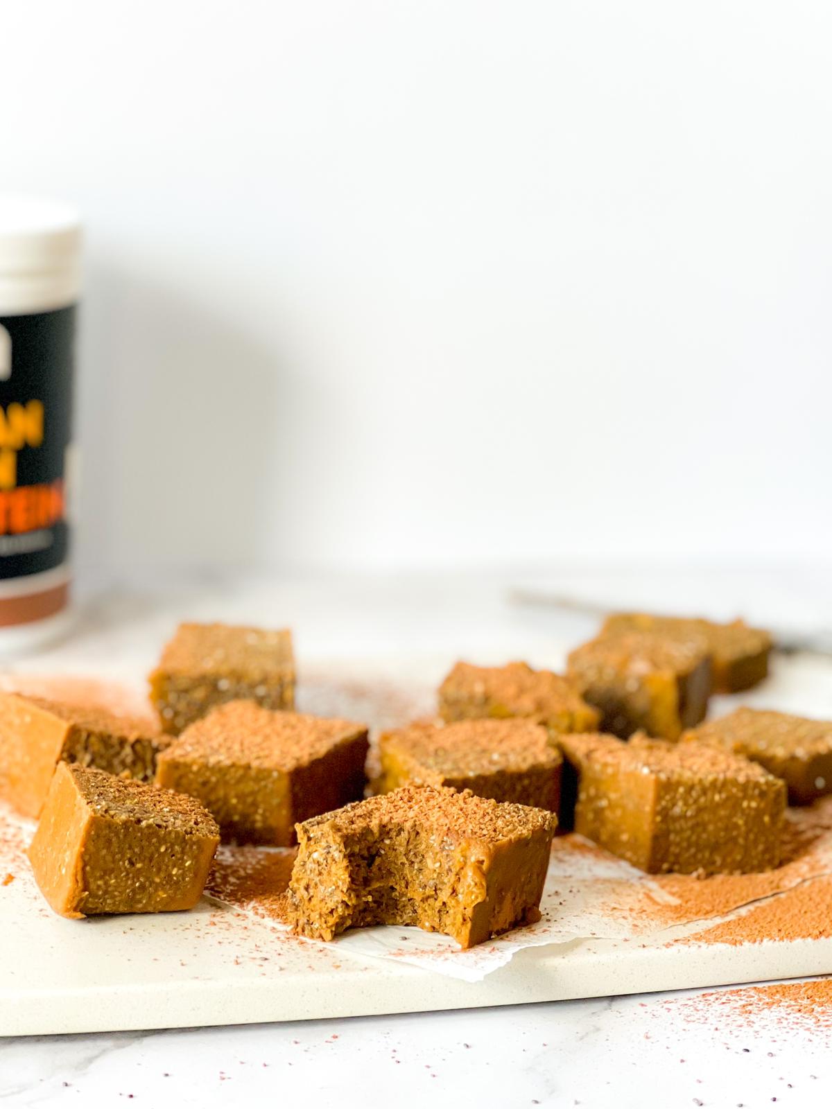 CHEWY CHOCOLATE PUMPKIN PIE SQUARES