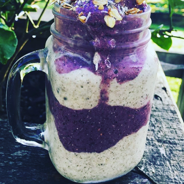 Banana and Berry Protein Parfait